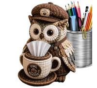 Kit Pour Débutants | Mignon DIY Décoratif Et Fait Main | Housse De Boîte À Mouchoirs DIY Chouette Mignonne | Idée Cadeau Pour Crémaillère Fêtes Anniversaire Adultes Passionnés Artisanat Femmes