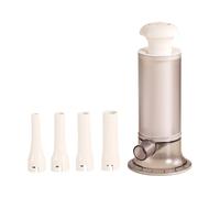 Kit pour faire des saucisses avec 4 connecteurs de remplissage pour tube | Machine à saucisse pour cuisine maison, robot culinaire, viande, légumes et aliments