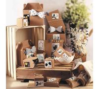 Kit pour faire son propre calendrier de l'avent - 24 boites