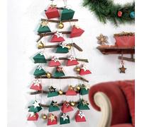 Kit pour faire son propre calendrier de l'Avent - boîtes pyramides