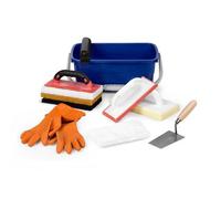 Kit pour joints époxy"" Seau MAT INTER 12L Eponge Taloche époxy Poignée ""scratch"" 3 Semelles""