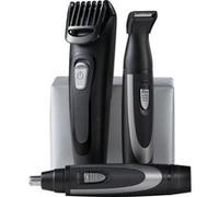 Remington Kit pour la barbe The Works – Tondeuse auto-affûtée, peigne réglable, 45 min, USB, noir
