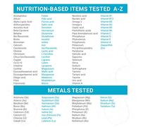 Kit pour le test d'intolérance alimentaire de AffinityDNA pour plus de 900 articles alimentaires et non alimentaires | Identifier les intolérances alimentaires | Kits de prélèvement d'échantillons