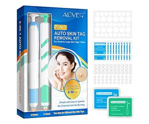 Kit Pour L'éLimination Des Taches CutanéEs - Upgraded Skin Tag Removal Avec 36 Patchs De RéParation De La Peau - Action Rapide Et SûRe - Petite à Grande Taille (1-9mm) Pour Le Visage Et Le Corps