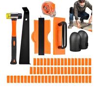 Kit Pour L'installation De Planchers Stratifiés - Jeu De Battement Et Batte | Outils Pour La Posage Et L'Installation De Plancher,Pour Bois Dur Atelier Maison Plinthes Préparation Sous-plancher Et