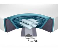 Kit pour Lit à Eau 160 x 200 cm Housse et Matelas à Eau Thermostat Wasserbett Set Solers