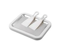 Kit pour Machine à Glace roulée à Faire soi-même, Machine à Glace roulée, Sorbet Maison, Plaque de congélation instantanée avec 2 raclettes, bac à Yaourt glacé,activité Amusante pour Toute la Famille