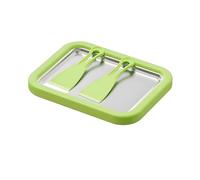 Kit pour Machine à Glace roulée à Faire soi-même, Machine à Glace roulée, Sorbet Maison, Plaque de congélation instantanée avec 2 raclettes, bac à Yaourt glacé,activité Amusante pour Toute la Famille