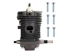 Kit pour piston Cylindre Métal pour robuste Pour Scie MS180 018(A) | Compatible MS170 MS180, numéro 1130 020 1208, remplacement direct, installation rapide, métal durable
