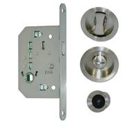 Kit pour porte coulissante inox condamnation - NI 015
