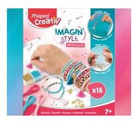 Kit pour réaliser des bracelets - Couleurs pastel - Enfant - Maped Creativ - Ima