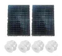 Kit pour roue et Brosse pour Hayward pour tigershark RC9950 Kit(6pcs) | Compatible RC9950, RC9956CC, améliore adhérence, nettoyage profond, installation rapide