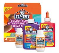 Kit pour Slime - ELMER'S - Coloré - Liquide magique inclus - Facile à utiliser - Couleurs éclatantes