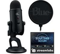 Blue Microphones Yeti - Game Streaming Kit microphone - USB - noir - avec thèmes et filtre pop de Streamlabs