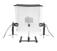 Nedis Kit pour studio photo SKT012WT – Couleurs Bleu, Blanc, Rouge, Noir