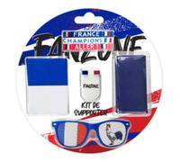 Kit pour supporter France 8 pièces Cotillons d'Alsace