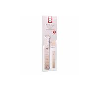 Rayher Toise murale 62985505 – kit 5 pces en bois naturel FSCMixCred, graduée 65–140 cm