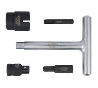 Kit pour vis de vidange carter plastiques 1/4' - 3/8' 5 pcs KS TOOLS - 150.1020