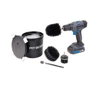 Kit pour Visseuse avec 3 brosses nettoyage grilles de barbecue Pit Boss