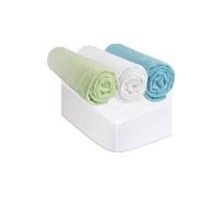 Kit de 3 Draps Housse 70x160 cm Lit Bébé Lit Enfant + 2 Protèges Matelas 70x160 | 100% Coton | Ultra Doux, Respirant | Sommeil sain | Certifié Oeko Tex | Fabriqué en Europe