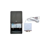 Kit Préamplificateur "Faible Bruit" UHF LTE 700 MHz + Alimentation VA 15 A WISI VM 7352 - Gain réglable 34 dB, 1 entrée 2 sorties