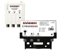 kit préamplificateur lte-5g - avec couplage sat et vhf - evicom ekev353rs5g