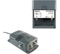 HD-Line kit2/1 Préamplificateur TNT TV : Préamplificateur + Alimentation pour Antenne terrestre DVB-T/DVB-T2 Gris