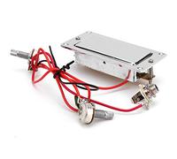 Kit précâblé de faisceau de câblage de guitare électrique, micro à double bobine avec faisceau de sortie de commande 1V1T avec pots de tonalité de volume