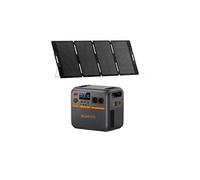 Kit BLUETTI Premium 200 V2(AC270P) Station électrique professionnelle avec Panneau Solaire 200W, 2073.6Wh, générateur solaire 4 *AC 2700W Noir