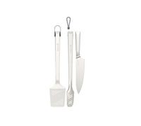 Kit premium 3 accessoires avec spatule, pince et couteau