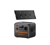 Kit BLUETTI Premium 50(AC50P) Station électrique portable avec Panneau Solaire 200W, 504Wh, générateur solaire 1 *AC 700W (1200W Max.) Noir