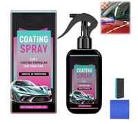 Kit Premium D'Entretien Automobile, Coating Spray Voiture Étanche À L'eau Et À La Poussière, 100% SûR Pour La Peinture Des, Brillance Longue Durée (1 Pcs)