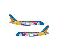 Kit prépeint - Airbus A380 EMIRATES DESTINATION DUBAI - Modèle à emboiter 1/250 Herpa