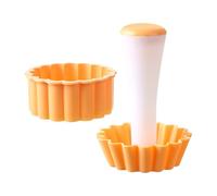 Kit pressino per pasta frolla, stampi per crostate, Strumento per tagliare i biscotti, Utensile da cucina riutilizzabile antiaderente per modellare la cottura al forno per cheesecake