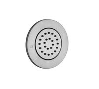 Kit prêt-à-monter Gessi Tondo pour douche latérale encastrée réglable, 32982147, Couleur: Chrome brossé