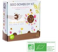 Kit Prêt À Pousser Diy Bombes De Graines-Semis De Fleurs À Planter Pour Abeilles-Graines 100% Bio -Made In France-Jardinage-Activité Manuelle Ludique Enfant-Idée Cadeau