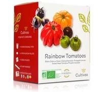Cultivea Mini Kit Prêt à Pousser Tomates colorées – Graines 100% biologiques – Idée cadeau