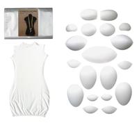 Kit Pro Modular de 20 Pièces de Rembourrage - Taille Normale - Ensemble Réglable pour Couture et Mannequin - Accessoires de Couture pour Robe Femme Adulte