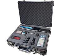 Kit professionnel anti-espion avec mallette 4 détecteurs pour microespions radio, GSM, GPS, caméras, Wifi + 3 appareils d'entraînement + vidéo vidéo fréquences 5 MHz à 8 GHz, EMF, pour bonus