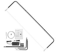 Kit professionnel de coupe de mousse à fil chaud avec 2 jeux de fils de rechange, réglable de 7,8 à 1,2 m, alimentation multi-chaleur pour mousse de polystyrène, EPS XPS EIFS.