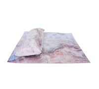 Kit professionnel de coussin d'oreiller d'art d'ongle manucure ensemble de Patch de support de repose-bras de main (Ensemble de marbre rouge)