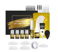 Kit professionnel de permanente de cils et de teinte, facile à utiliser, économisez de l'argent et du temps, ingrédients et formule sûrs, 11,2 x 3,3 x 15 cm, pour filles et femmes