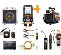 Kit professionnel de pompe à chaleur testo 558s - set L pression, température, vide