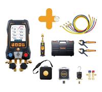 Kit professionnel de pompe à chaleur testo 558s - set M pression, vide,