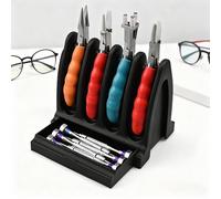 Kit professionnel de réparation de lunettes, outil optique avec 6 tournevis, 4 pinces, capuchon de lame rotatif à 360°, pour centre de soins de la vision, fixation de lunettes