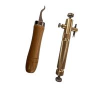 Kit professionnel de sculpture pour violon - Outil d'incrustation - Outil de ligne de purfling pour luthiers et projets de travail du bois - Profondeur réglable