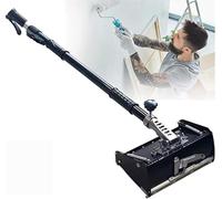 Kit professionnel pour cloison sèche - 8, 10, 12 - Outils de finition avec extension de poignée de boîte pour plâtre de cloison sèche - 106-165 cm