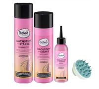 Kit professionnel pour croissance et force : sérum 50 ml + shampooing 250 ml + après-shampoing 200 ml + brosse de massage pour cuir chevelu