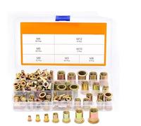 Kit professionnel pour rivets Outil de rivetage à insertion manuelle d'écrou rivet Mandrins manuels M3 M4 M5 M6 M8 M10 M12(166 pcs)