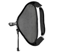 Kit professionnel Studio 2-en-1 60 x 60 cm Softbox avec support flash Speedlite de type S